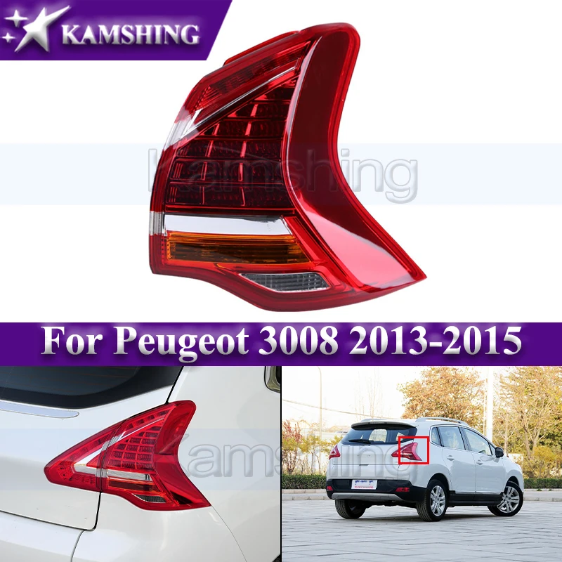 Задний бампер Kamshing для Peugeot 3008 2013-2015, внешний задний фонарь, сигнальный фонарь, задний стоп-сигнал без печатной платы
Задний бампер Kamshing для Peugeot 3008 2013-2015, внешний задний фонарь, сигнальный фонарь, задний стоп-сигнал без печатной платы