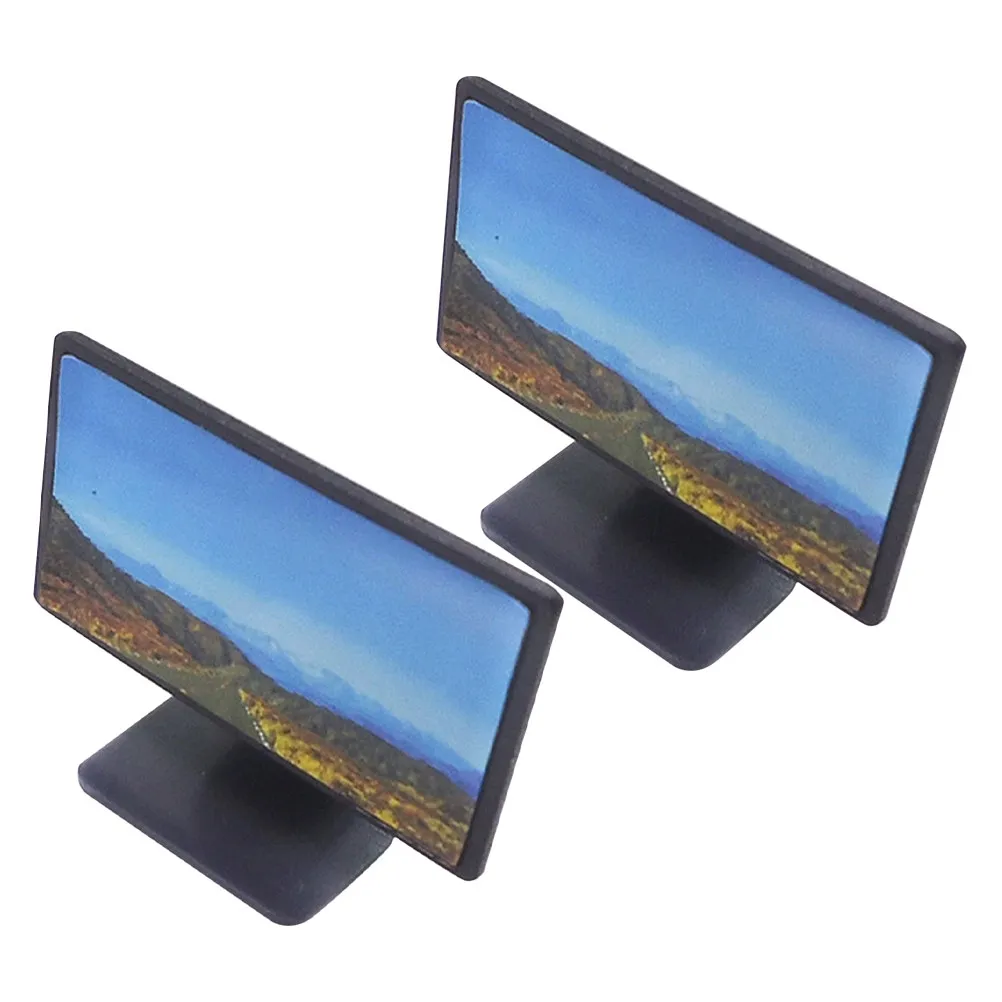 2Pcs Lifelike Mini TV 1:12 Scale Dollhouse Television Decoration Sturdy Plastic Monitor Prop for Miniature Home Interior Display
2Pcs Lifelike Mini TV 1:12 Scale Dollhouse Television Decoration Sturdy Plastic Monitor Prop for Miniature Home Interior Display