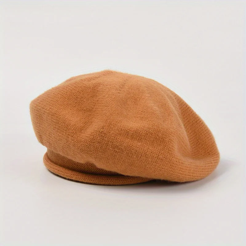 Mixed Fleece Knit Beret Japanese Style Solid Color Painter Hat Large Size Face Slimming Design Winter Warm Fashion
Mixed Fleece Knit Beret Japanese Style Solid Color Painter Hat Large Size Face Slimming Design Winter Warm Fashion