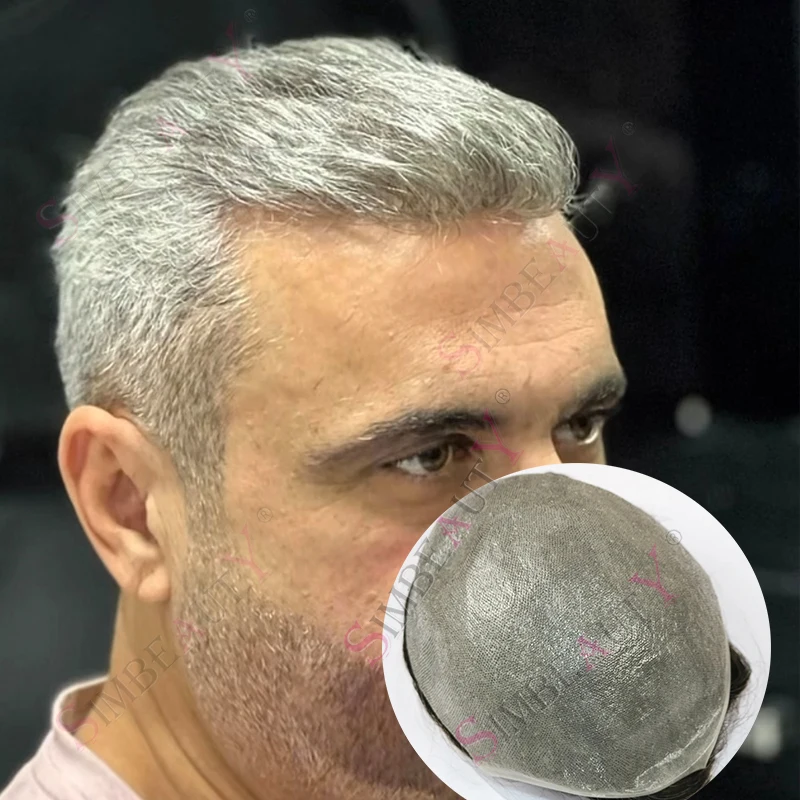 Необнаружимый 0,04 мм ультратонкая кожа микро-волокно натуральный белый блондин серый 1B80 мужские шиньоны парик мужской протез из человеческих волос
Необнаружимый 0,04 мм ультратонкая кожа микро-волокно натуральный белый блондин серый 1B80 мужские шиньоны парик мужской протез из человеческих волос