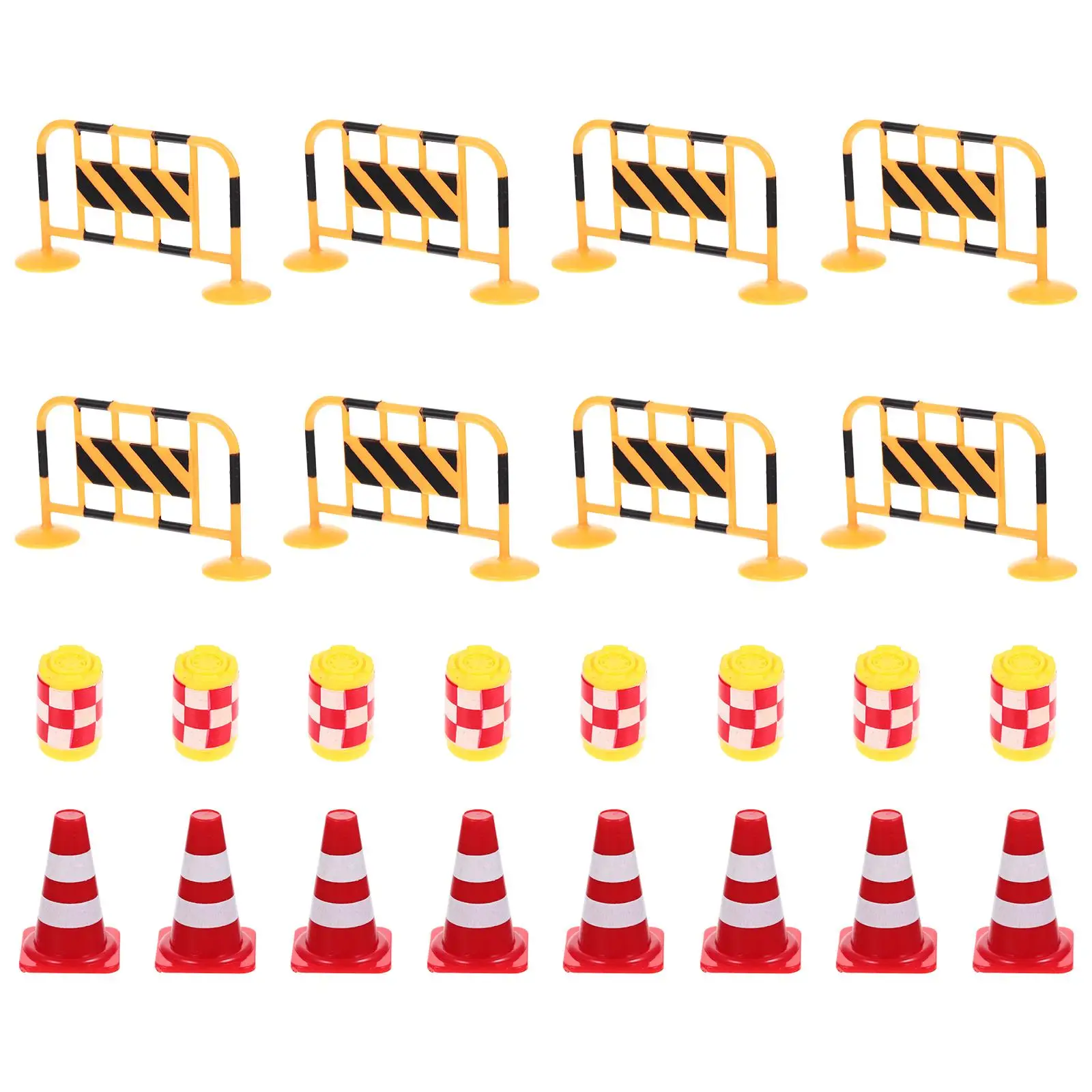 24 Pcs Miniatures Barricade Props Toys Traffic Sign Sand Table Tape Road Signs Child Kids
24 Pcs Miniatures Barricade Props Toys Traffic Sign Sand Table Tape Road Signs Child Kids
