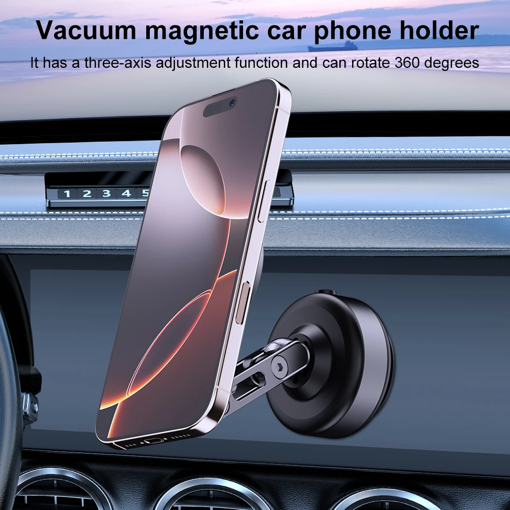 For Magsafe Magnetic Vacuum Car Phone Holder 360° Rotatable Folding Car Magnetic Holder Electric Vacuum Swivel Stand for iPhone
For Magsafe Magnetic Vacuum Car Phone Holder 360° Rotatable Folding Car Magnetic Holder Electric Vacuum Swivel Stand for iPhone