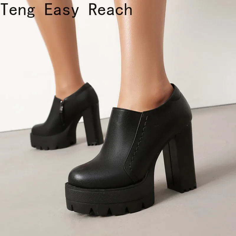 2026 Spring and Autumn New Vintage Style Women's High Heels Round Head Side Zipper Professional Casual Shoes Size 36-46
2026 Spring and Autumn New Vintage Style Women's High Heels Round Head Side Zipper Professional Casual Shoes Size 36-46