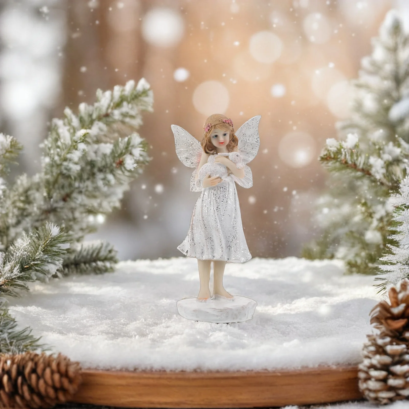 Elegant Resin Angel Ornament for Garden Pathway Tabletop Holiday Decor Meticulously Handcrafted Versatile Placement
Elegant Resin Angel Ornament for Garden Pathway Tabletop Holiday Decor Meticulously Handcrafted Versatile Placement