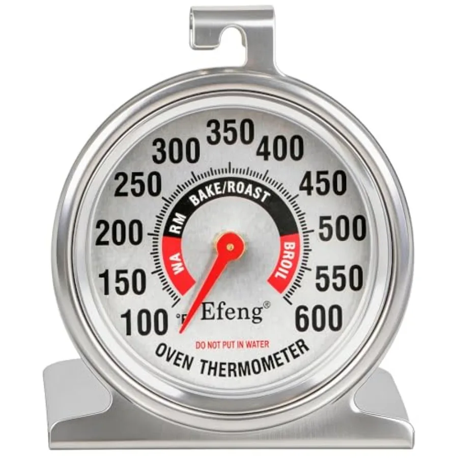 Large Dial Oven Thermometer for Gas and Electric Oven, Grill Cooking Safety Leave-in- NSF accurately Easy-to-Read Clearly Large
Large Dial Oven Thermometer for Gas and Electric Oven, Grill Cooking Safety Leave-in- NSF accurately Easy-to-Read Clearly Large