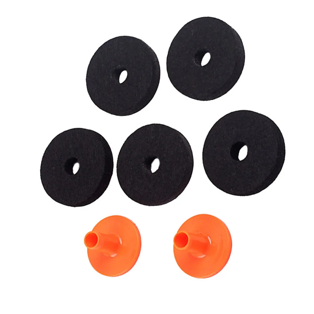 7 Pcs Felt Combination Hi-hat Clutch Cymbal Sleeves Felts Anti-wear Accessories Stand Washer Durable Drum Material
7 Pcs Felt Combination Hi-hat Clutch Cymbal Sleeves Felts Anti-wear Accessories Stand Washer Durable Drum Material