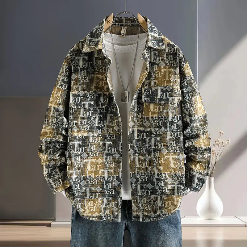 With Print Trendy Denim Jackets Man Autumn of Fabric Aesthetic Menswear Casual Cowboy Coat for Men Korean Popular Clothes
With Print Trendy Denim Jackets Man Autumn of Fabric Aesthetic Menswear Casual Cowboy Coat for Men Korean Popular Clothes