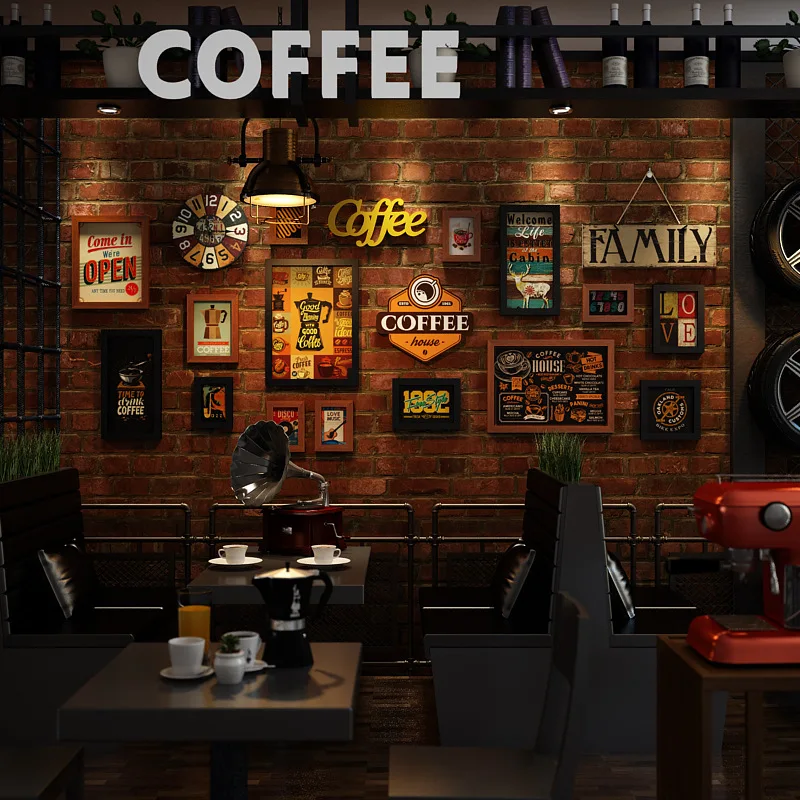 Украшение в индустриальном стиле кафе, креативное ретро-барное украшение для отеля, подвесное персонализированное подвесное фотообои
Украшение в индустриальном стиле кафе, креативное ретро-барное украшение для отеля, подвесное персонализированное подвесное фотообои
