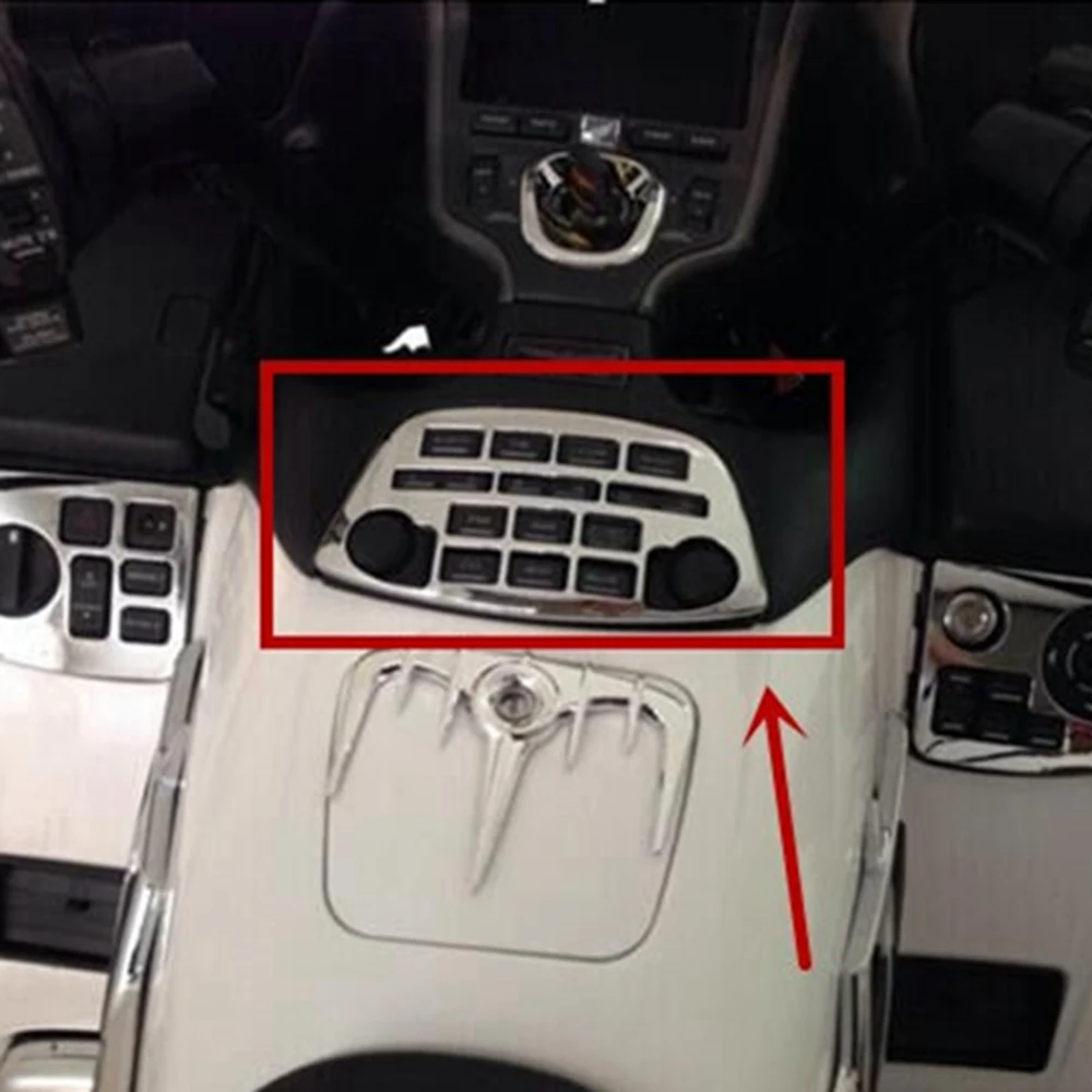 For Honda Goldwing GL1800 GL 1800 2001-2011 Motorcycle Radio Accent Panel Decoration Chrome Fairing Control Accent
For Honda Goldwing GL1800 GL 1800 2001-2011 Motorcycle Radio Accent Panel Decoration Chrome Fairing Control Accent