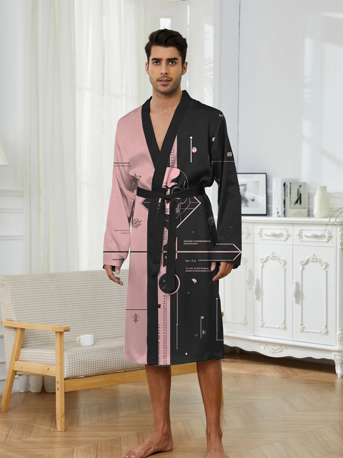 1pcs Men's Robes 2026 Spring/Summer dressing gown Men's bathrobe Breathable robe bath robe Bathrobe men Graphic 3D Printed
1pcs Men's Robes 2026 Spring/Summer dressing gown Men's bathrobe Breathable robe bath robe Bathrobe men Graphic 3D Printed