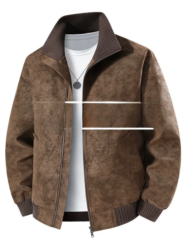 Ning New Men's Genuine Leather Jacket Stand Collar Business Casual Trendy Fleece Lined Motorcycle Clothes Outerwear
Ning New Men's Genuine Leather Jacket Stand Collar Business Casual Trendy Fleece Lined Motorcycle Clothes Outerwear