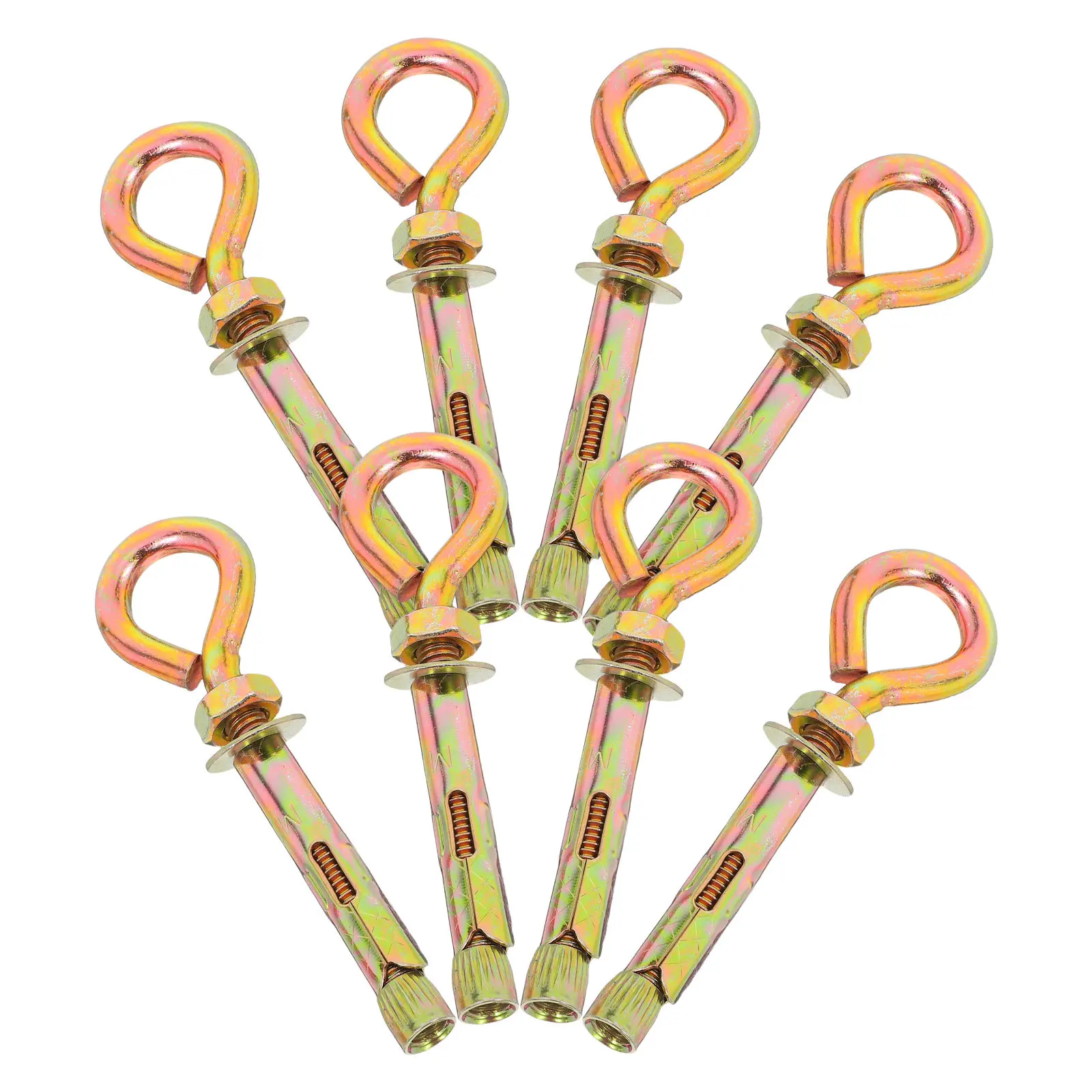 8Pcs Heavy Duty Expansion Eye Bolts Carbon Steel Anchors Secure Concrete Walls Expansion Screw Eyebolts Hooks Wall Bolts
8Pcs Heavy Duty Expansion Eye Bolts Carbon Steel Anchors Secure Concrete Walls Expansion Screw Eyebolts Hooks Wall Bolts