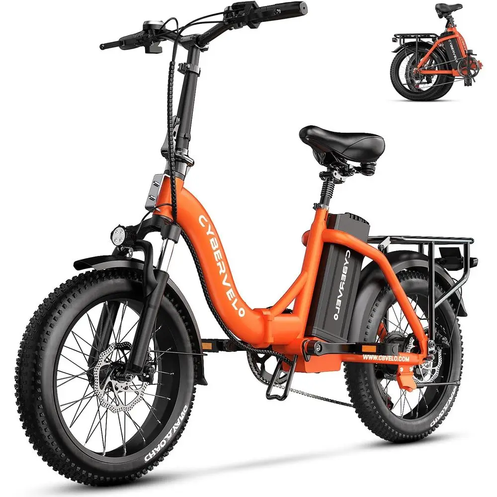 750W olding Electric Bike, 48V 20.8AH/50AH Large Removable Battery E-Bike, 80 Miles Max Range, 20" at Tire Electric Bike or Adul
750W olding Electric Bike, 48V 20.8AH/50AH Large Removable Battery E-Bike, 80 Miles Max Range, 20" at Tire Electric Bike or Adul