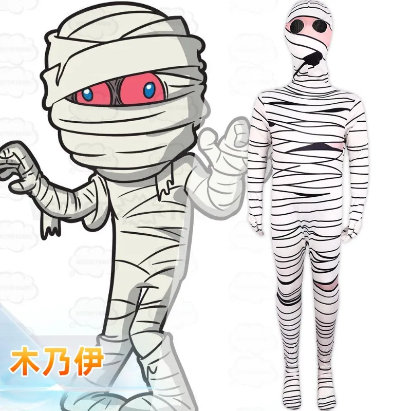 Halloween Mummy Jumpsuit Wounded Cosplay Costume Kid Adult Bodysuit Kid Adult Outfit Funny Zentai Day of The Dead Clothing
Halloween Mummy Jumpsuit Wounded Cosplay Costume Kid Adult Bodysuit Kid Adult Outfit Funny Zentai Day of The Dead Clothing