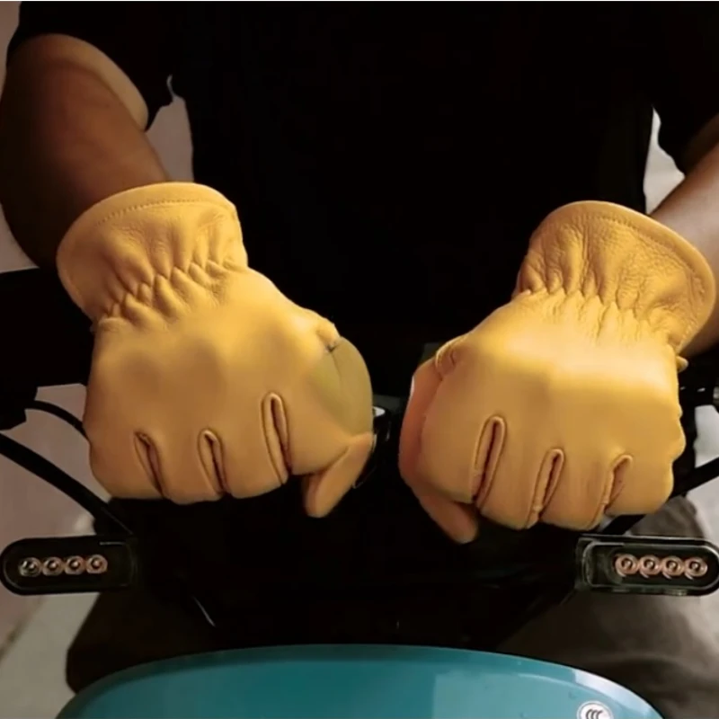 2PCS/set Mens Motorcycle Cowhide Leather Yellow Racing Motorbike Gloves,Motorcycle Equipment
2PCS/set Mens Motorcycle Cowhide Leather Yellow Racing Motorbike Gloves,Motorcycle Equipment
