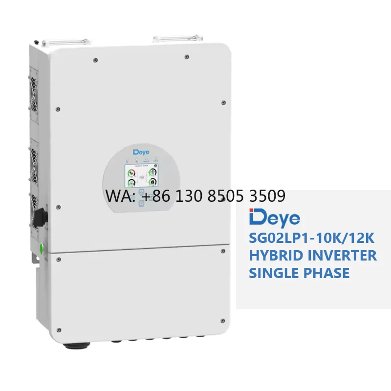 Deye Best Sale SG02LP1- 10KW/12KW-AM Single Phase Inverter Hybrid Inverter EU Version Low Voltage for Home Use
Deye Best Sale SG02LP1- 10KW/12KW-AM Single Phase Inverter Hybrid Inverter EU Version Low Voltage for Home Use