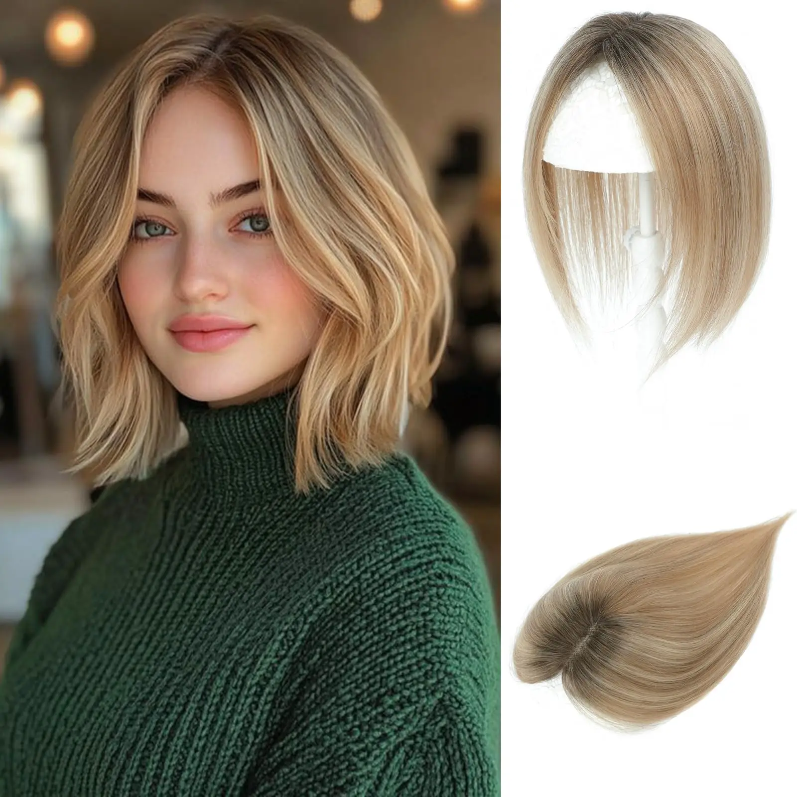 100% Human Hair Hair Extensions 12x13cm 30cm Straight Machine Made Topper #613 P4-613 Party Look Wholesale
100% Human Hair Hair Extensions 12x13cm 30cm Straight Machine Made Topper #613 P4-613 Party Look Wholesale