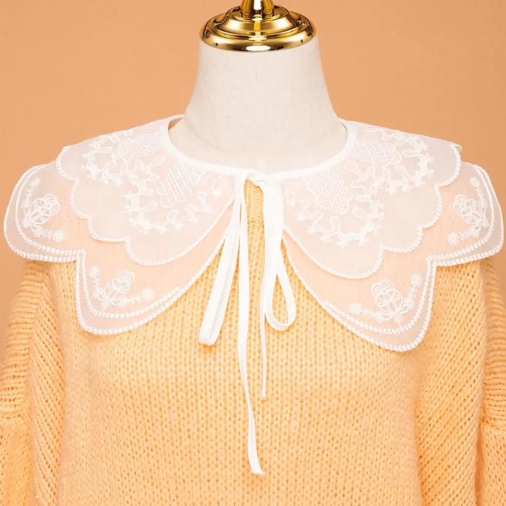 Exquisite Doll Collar Lace Fake Collar Embroidery White Bow Fake Collar Detachable Lace Doll Collar Sewing
Exquisite Doll Collar Lace Fake Collar Embroidery White Bow Fake Collar Detachable Lace Doll Collar Sewing