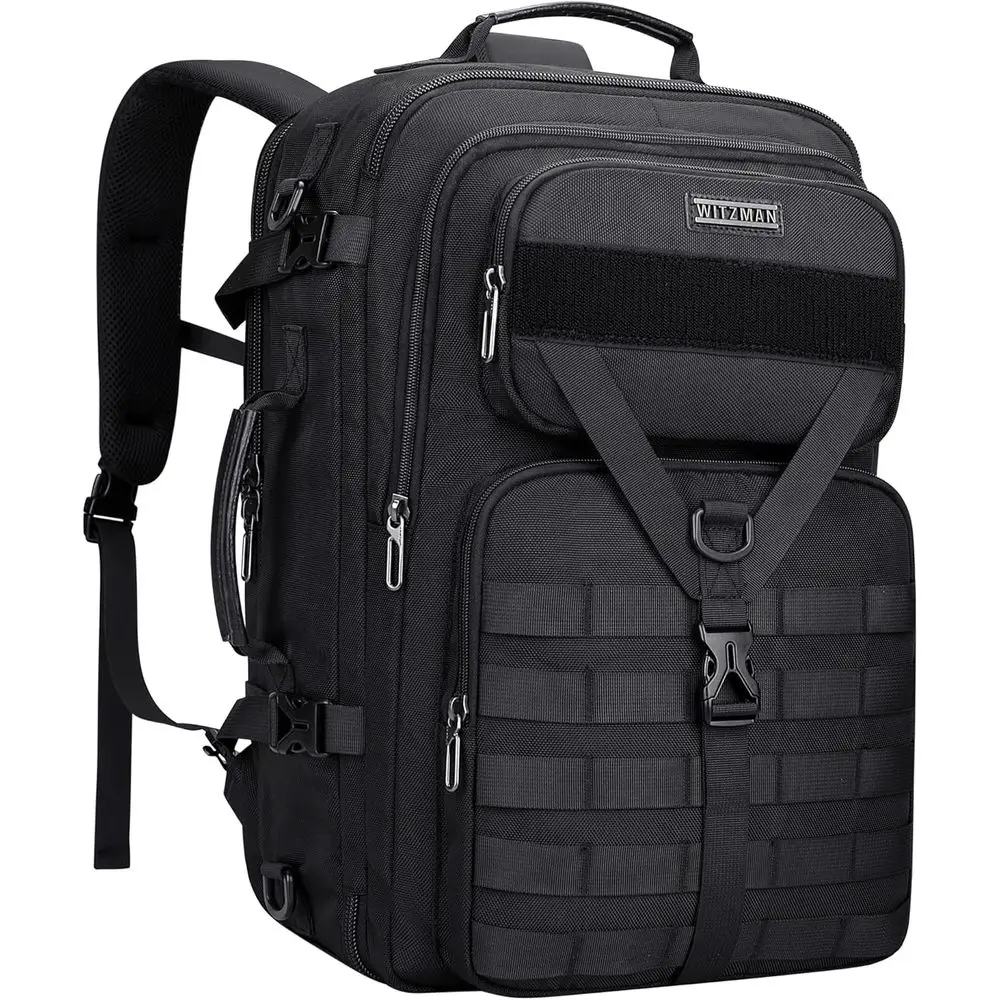 Carry-On 45L Convertible Laptop Backpack with 17 Laptop Compartment, Airline Approved (Black)
Carry-On 45L Convertible Laptop Backpack with 17 Laptop Compartment, Airline Approved (Black)