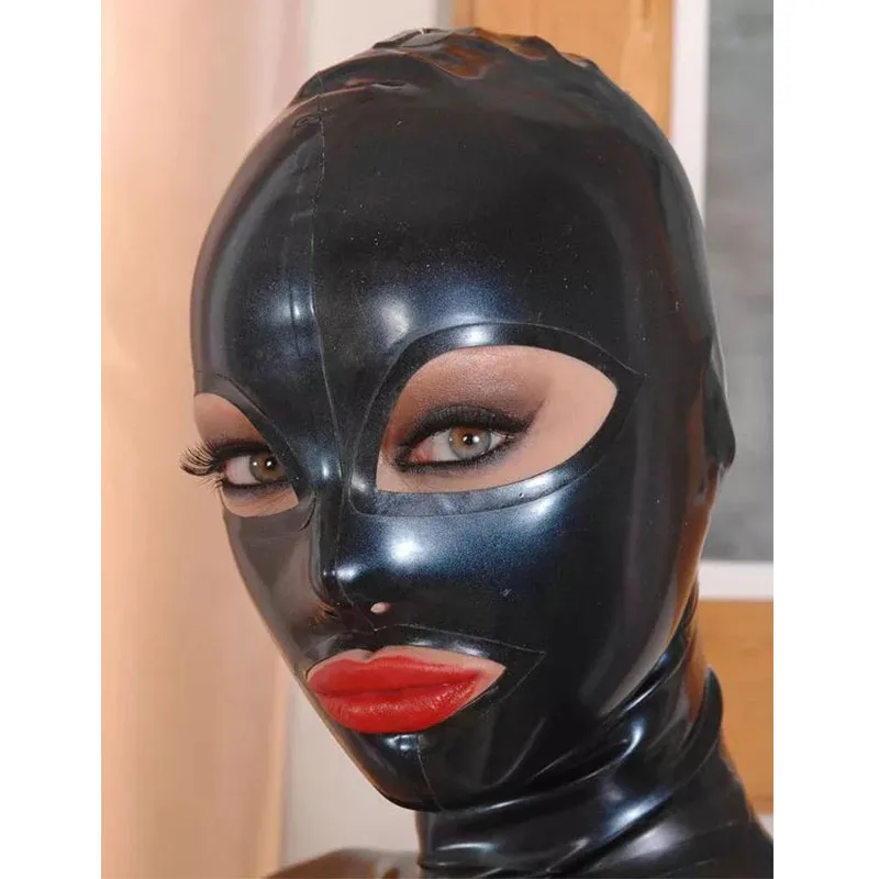 Latex Hood Rubber Mask Sexy Black Full Face Fetish Open Eyes Mouth with Back Zipper for Men Women Halloween Cosplay Costumes
Latex Hood Rubber Mask Sexy Black Full Face Fetish Open Eyes Mouth with Back Zipper for Men Women Halloween Cosplay Costumes