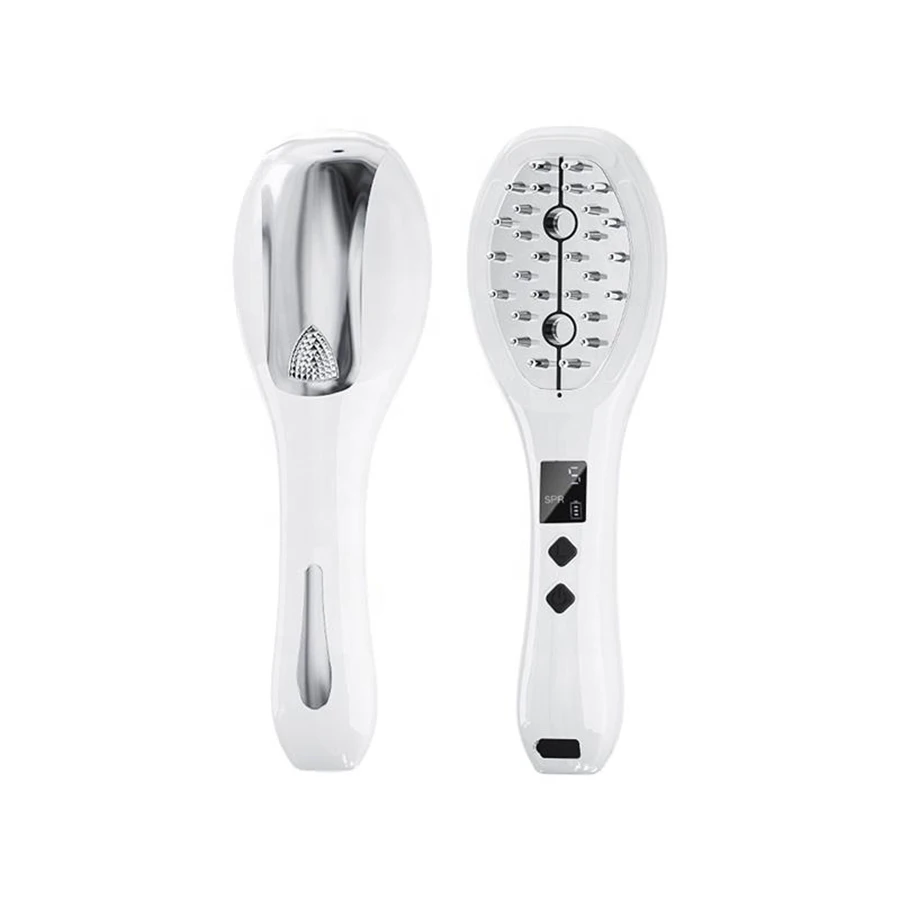 Массажер для кожи головы, фиолетовый, с ионной EMS-вибрацией, распылением красного и синего света, аппликатор для ухода за волосами
Массажер для кожи головы, фиолетовый, с ионной EMS-вибрацией, распылением красного и синего света, аппликатор для ухода за волосами