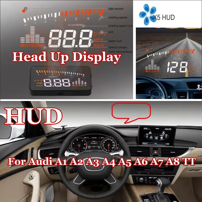 For Audi A1 A2 A3 A4 A5 A6 A7 A8 TT HUD Head Up Display Car HUD AUTO OBD Safe Driving Screen Projector Vehicle Windshield
For Audi A1 A2 A3 A4 A5 A6 A7 A8 TT HUD Head Up Display Car HUD AUTO OBD Safe Driving Screen Projector Vehicle Windshield