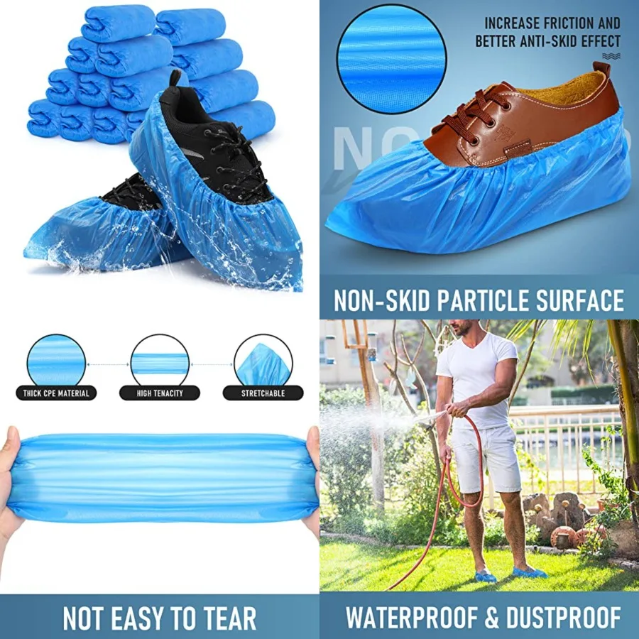 Buself Shoe Covers Disposable Non Slip for Indoors 100 pairs Recyclable Shoe Booties Waterpro Shoe and Boot Covers Durable Shoe
Buself Shoe Covers Disposable Non Slip for Indoors 100 pairs Recyclable Shoe Booties Waterpro Shoe and Boot Covers Durable Shoe