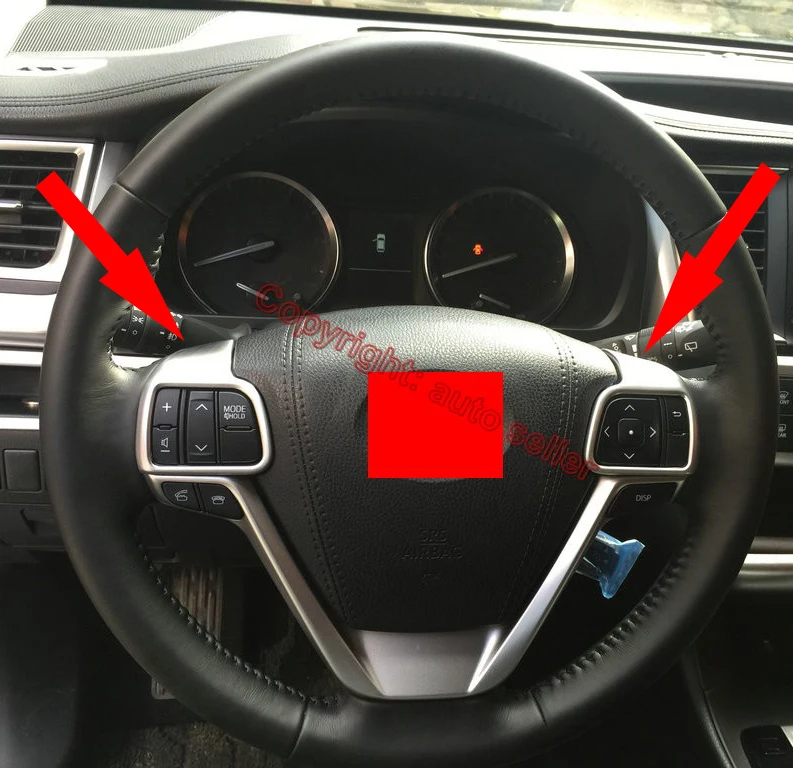 ABS Pearl Chrome Steering Wheel Trim Cover For Toyota Highlander 2014-2019 Car Accessories Stickers W4
ABS Pearl Chrome Steering Wheel Trim Cover For Toyota Highlander 2014-2019 Car Accessories Stickers W4