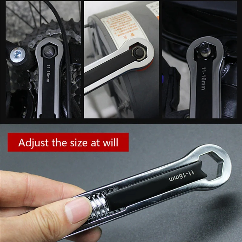 2Pcs Multifunctional Ring Wrench Set Kit Adjustable Large/Small Double-Headed Wrench Set Kit Universal Maintenance Hand Tools
2Pcs Multifunctional Ring Wrench Set Kit Adjustable Large/Small Double-Headed Wrench Set Kit Universal Maintenance Hand Tools