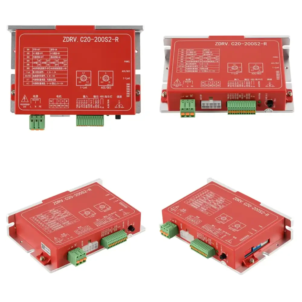 ZD Brushless Motor Driver Controller AC 220V 0-200W Model ZDRV.C20-200S2-R
ZD Brushless Motor Driver Controller AC 220V 0-200W Model ZDRV.C20-200S2-R