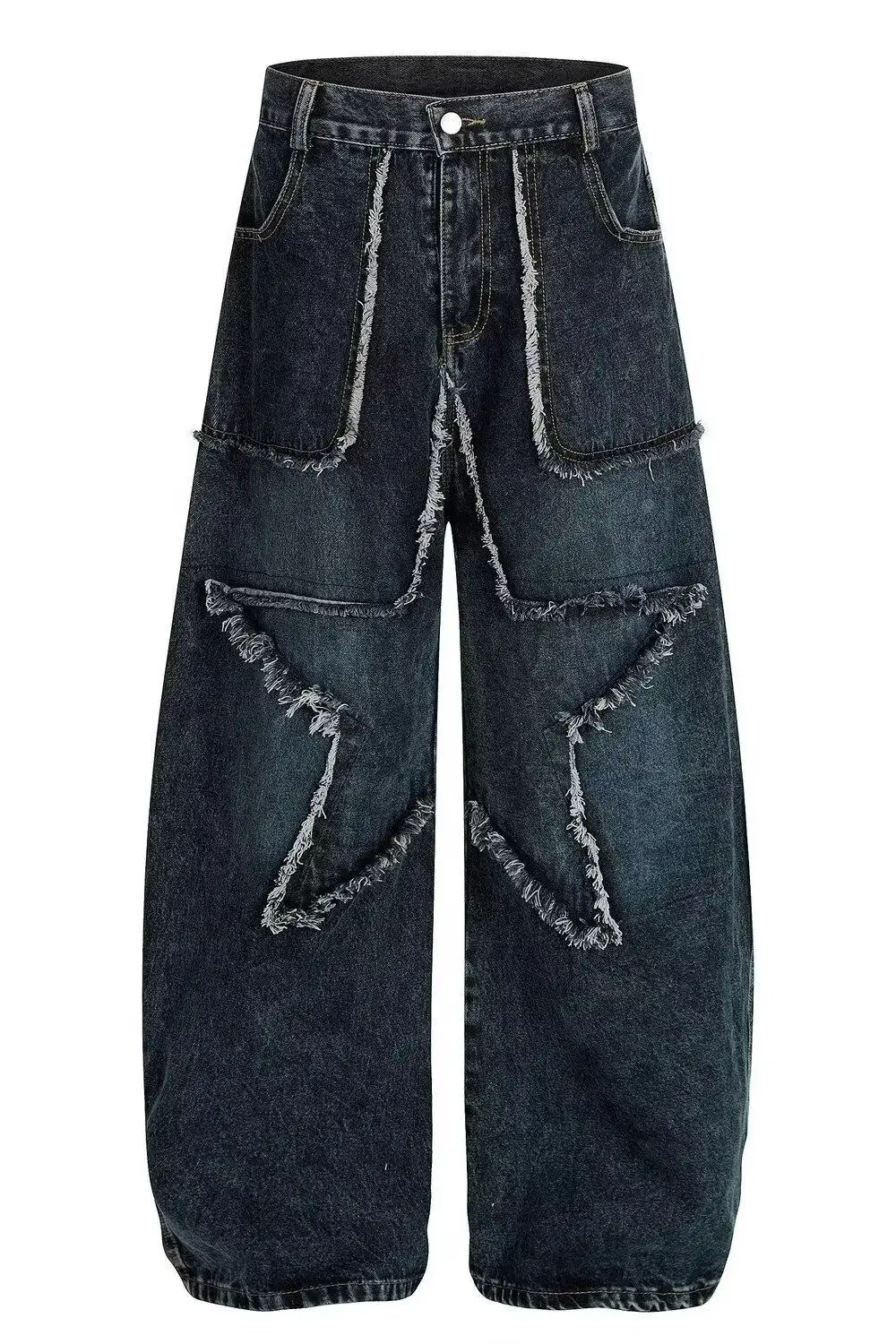 Женские винтажные джинсы-карго с синей звездой, уличная одежда, мешковатые эстетические джинсовые брюки с высокой талией, брюки Харадзюку, Y2k, тройная одежда 2000-х годов
Женские винтажные джинсы-карго с синей звездой, уличная одежда, мешковатые эстетические джинсовые брюки с высокой талией, брюки Харадзюку, Y2k, тройная одежда 2000-х годов