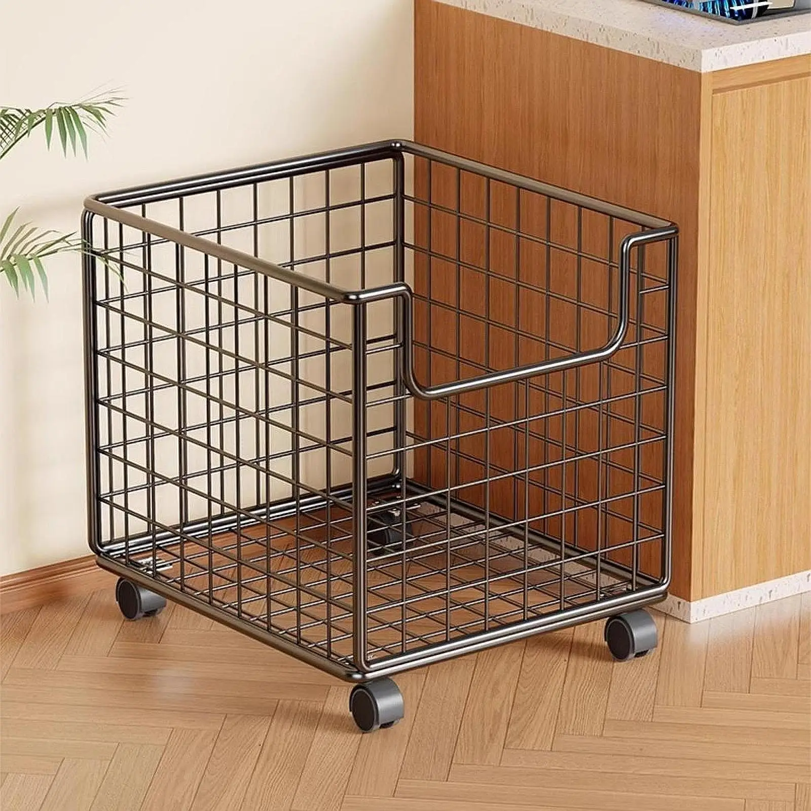 Kitchen Storage Cart Multipurpose Laundry Basket Organizer Sturdy Rolling Cart Fruit Vegetable Basket for Dining Room Kitchen
Kitchen Storage Cart Multipurpose Laundry Basket Organizer Sturdy Rolling Cart Fruit Vegetable Basket for Dining Room Kitchen