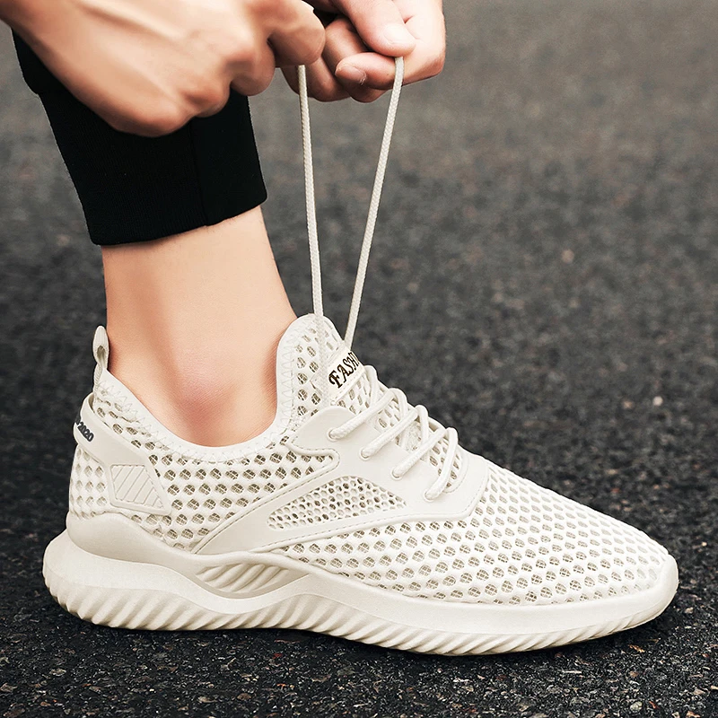 Men's Running Shoes Summer Breathable Mesh Hollow out Lightweight Anti-slip Shock Absorption Casual Sports Sneakers
Men's Running Shoes Summer Breathable Mesh Hollow out Lightweight Anti-slip Shock Absorption Casual Sports Sneakers