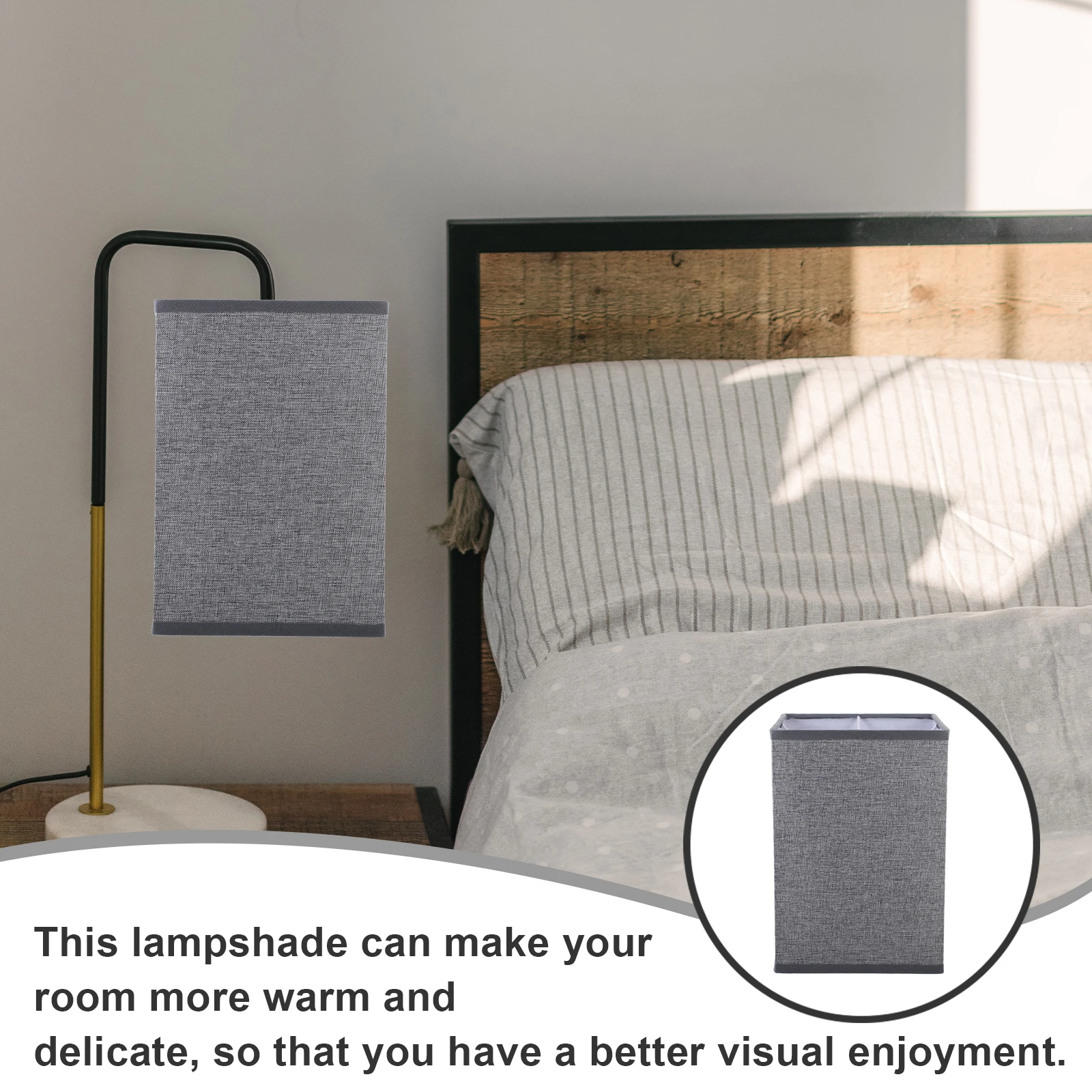 Square Lampshade Grey Fabric Table Light Shades Desk Lamp Lighting Bedroom Living Room Linen Lampshades Practical
Square Lampshade Grey Fabric Table Light Shades Desk Lamp Lighting Bedroom Living Room Linen Lampshades Practical