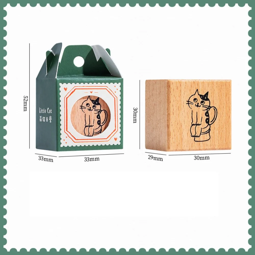 Cute Wooden Rubber Stamps Artistic Style Animals Cat Cat Patterns Stamps DIY Craft Minimalist Journal Decoration Stamps
Cute Wooden Rubber Stamps Artistic Style Animals Cat Cat Patterns Stamps DIY Craft Minimalist Journal Decoration Stamps