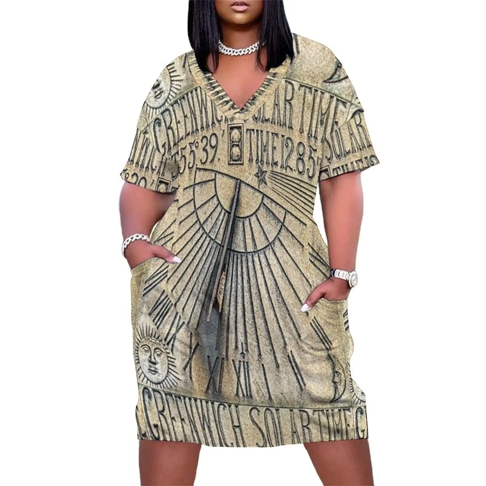 Greenwich Solar Time Sundial Loose Pocket Dress sensual sexy dress for women women dresses
Greenwich Solar Time Sundial Loose Pocket Dress sensual sexy dress for women women dresses