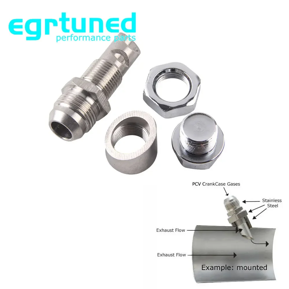 AN10 Stainless Steel Exhaust Vacuum Catch Can Vent E-VAC Scavenger Kit 304 SS fitting M18x1.5
AN10 Stainless Steel Exhaust Vacuum Catch Can Vent E-VAC Scavenger Kit 304 SS fitting M18x1.5