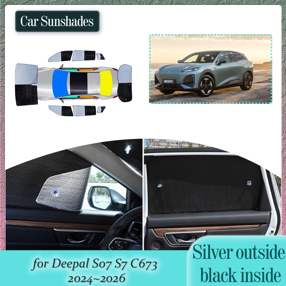 Car SunShade for Deepal S07 S7 C673 2024~2026 2025 Skylight Roof Windows Sun Visor Side Windshield Curtain Cover Part Accessorie
Car SunShade for Deepal S07 S7 C673 2024~2026 2025 Skylight Roof Windows Sun Visor Side Windshield Curtain Cover Part Accessorie