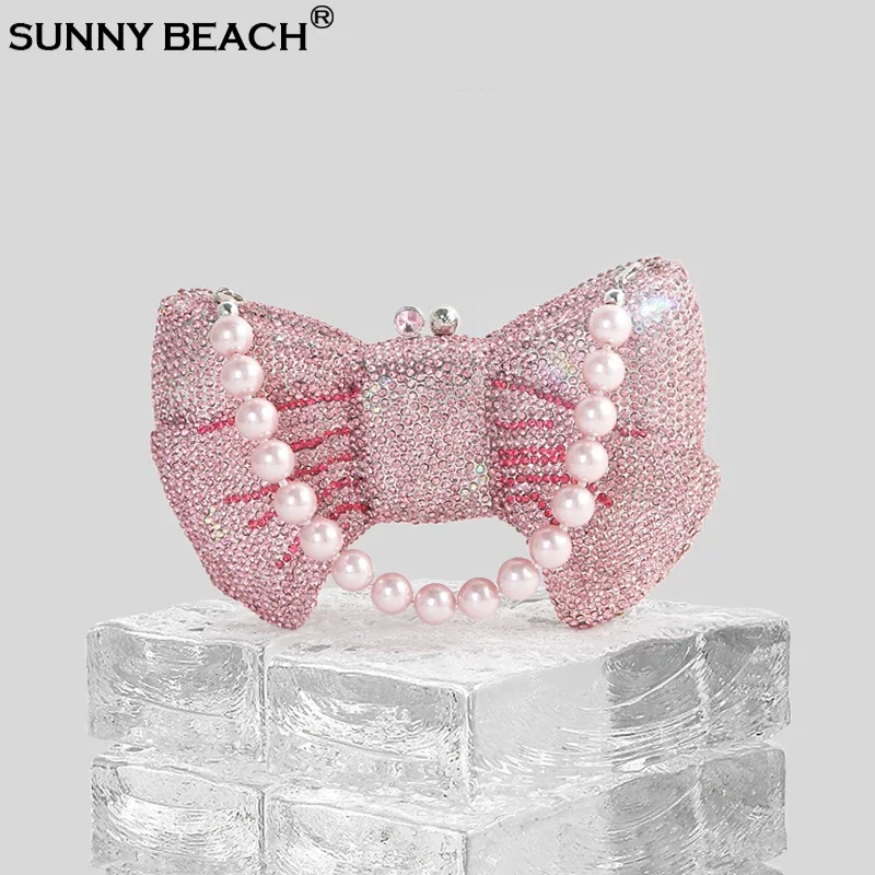 Bow Diamonds Women Luxury Evening Clutch Bag Shoulder Bag Wedding Purse Party Pearls Crossbody Day Goingout Date Sweet Girl
Bow Diamonds Women Luxury Evening Clutch Bag Shoulder Bag Wedding Purse Party Pearls Crossbody Day Goingout Date Sweet Girl