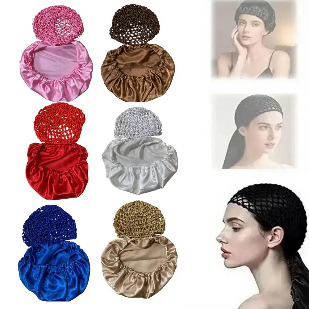 Silk Shower Cap, with Breathable Mesh Top And Large Pocket Design, Lock Moisture And Reduce Frizz 2 in 1 Wrap Cap Bonnet
Silk Shower Cap, with Breathable Mesh Top And Large Pocket Design, Lock Moisture And Reduce Frizz 2 in 1 Wrap Cap Bonnet