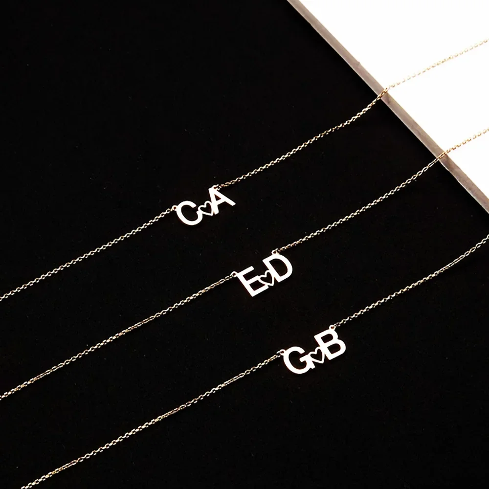 Letter Necklace Custom for Women Men Customized Silver Stainless Steel Name Necklace Personalised Jewelry Anniversary Gift New
Letter Necklace Custom for Women Men Customized Silver Stainless Steel Name Necklace Personalised Jewelry Anniversary Gift New