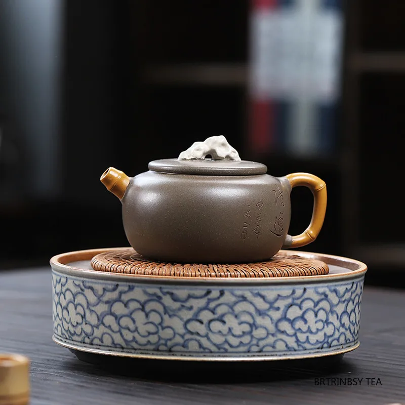 210ml Tradition Yixing Purple Clay Teapot Household Handmade Zisha Tea Pot Beauty Tea Infuser Kettle Tea Set Chinese Teaware
210ml Tradition Yixing Purple Clay Teapot Household Handmade Zisha Tea Pot Beauty Tea Infuser Kettle Tea Set Chinese Teaware