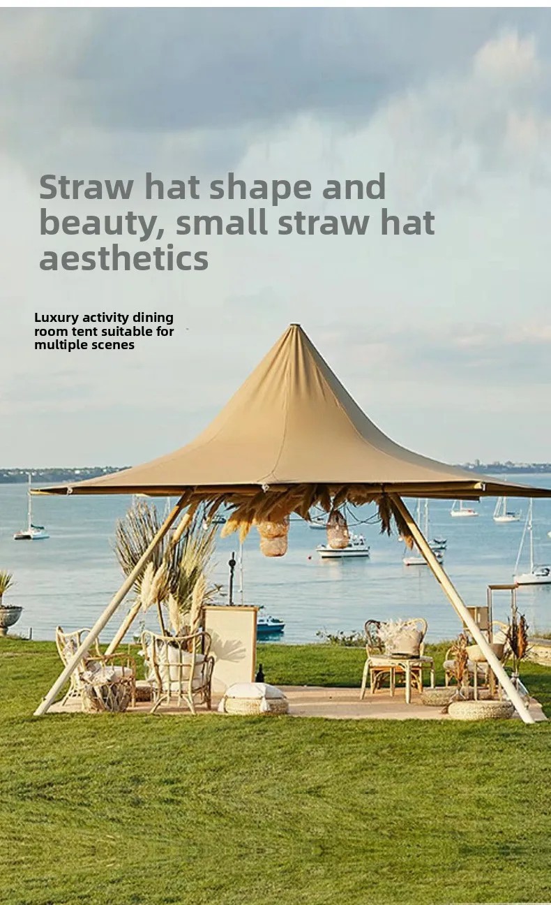 LXC Small Straw Hat Tent Canopy Pyramid Campsite Homestay Outdoor Camping Check-in Base Scenic Area
LXC Small Straw Hat Tent Canopy Pyramid Campsite Homestay Outdoor Camping Check-in Base Scenic Area