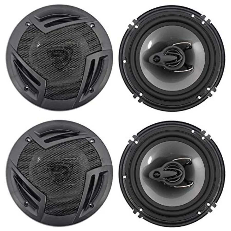 RV6.3A 2 Pairs 6.5 3-Way Car Speakers 750W Peak/140W RMS CEA Compliant - 4 Speakers Total
RV6.3A 2 Pairs 6.5 3-Way Car Speakers 750W Peak/140W RMS CEA Compliant - 4 Speakers Total