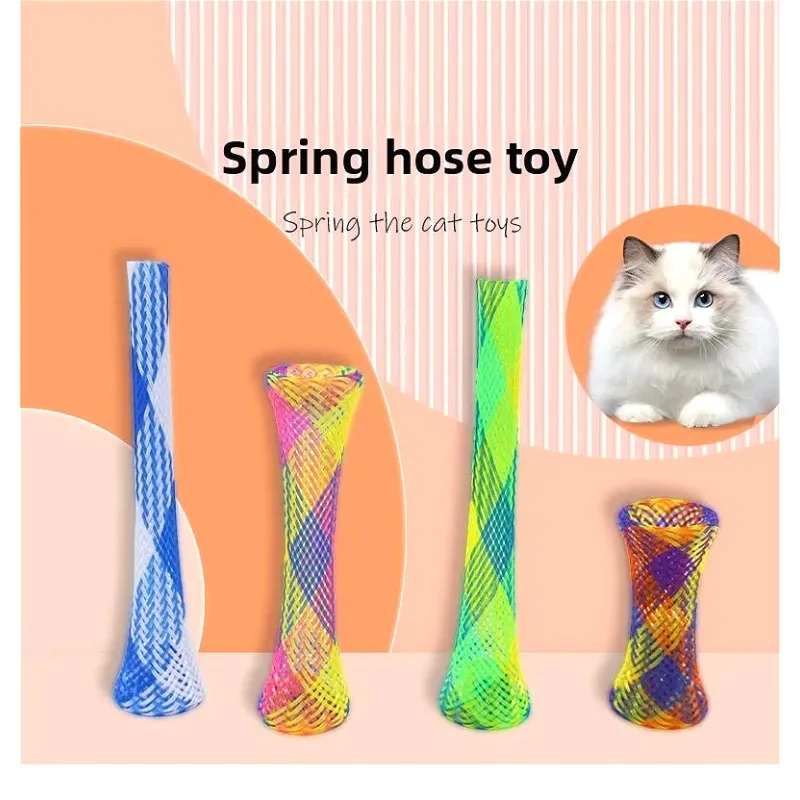 Spring Coil Cat Toy Stretchy Flexible Fun Interactive Pet Play Teaser Soft Durable Bouncy Kitten Exercise Hunting Playful
Spring Coil Cat Toy Stretchy Flexible Fun Interactive Pet Play Teaser Soft Durable Bouncy Kitten Exercise Hunting Playful