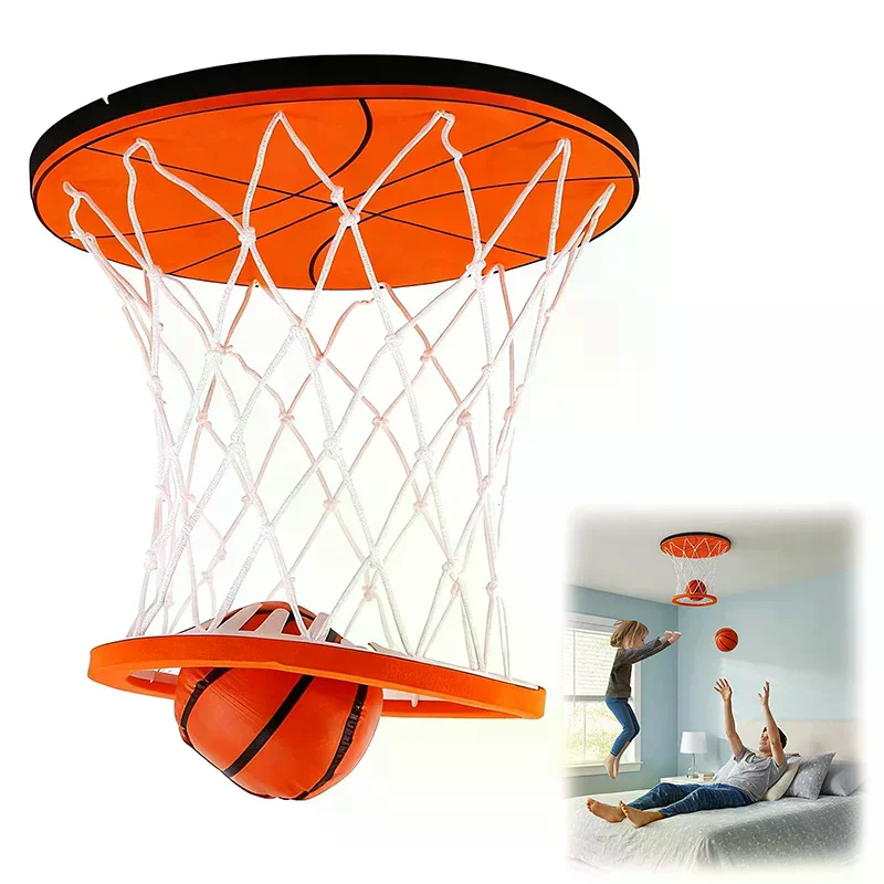 Hanging Indoor Basketball Hoop On The Ceiling, Mini Basketball Game For Bedroom, Funny Stress-Relieving Toy For Adults And Kids
Hanging Indoor Basketball Hoop On The Ceiling, Mini Basketball Game For Bedroom, Funny Stress-Relieving Toy For Adults And Kids