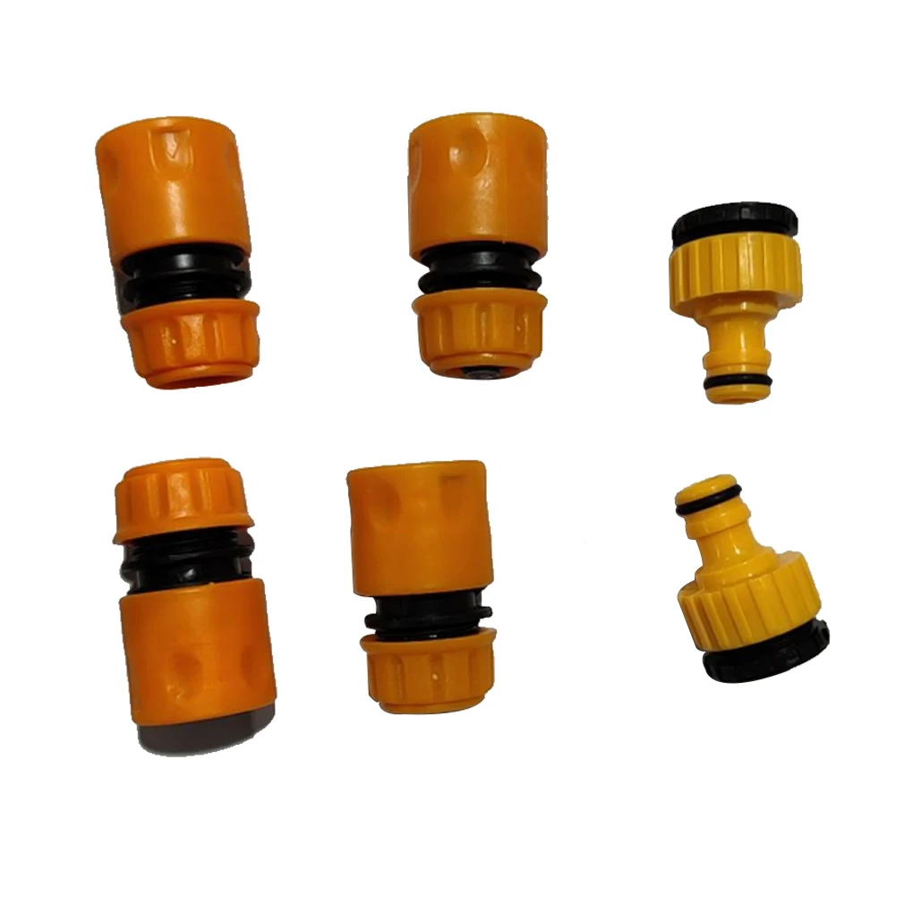 6pcs Water Hose Connector Garden Watering Car Washing Quick Connect Hose Pipe Plastic Connnector
6pcs Water Hose Connector Garden Watering Car Washing Quick Connect Hose Pipe Plastic Connnector