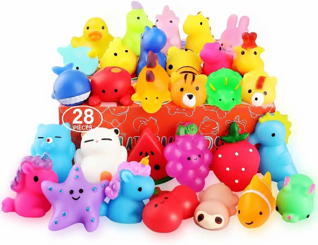 28 Pack Mochi Squishy Toys - Kawaii Cat Squishies Slow Rising Animals - Party Favors, Goodie Bag, Birthday Gifts
28 Pack Mochi Squishy Toys - Kawaii Cat Squishies Slow Rising Animals - Party Favors, Goodie Bag, Birthday Gifts