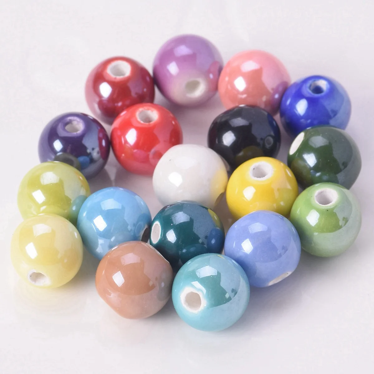 8mm 10mm 12mm Round Shape Shiny Glossy Ceramic Porcelain Loose Beads For Jewelry Making DIY Crafts Findings
8mm 10mm 12mm Round Shape Shiny Glossy Ceramic Porcelain Loose Beads For Jewelry Making DIY Crafts Findings