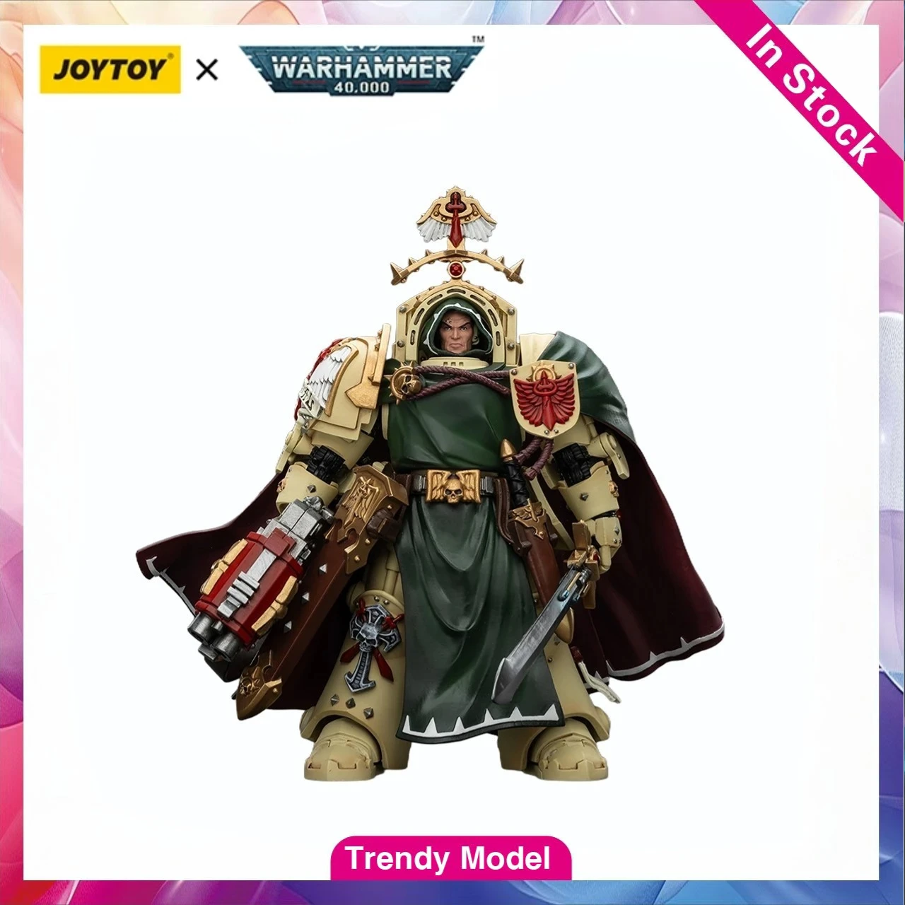 【TM】In Stock JOYTOYWarhammer 40K Dark Angels Belial, Grand Master of The Deathwing 1/18 Action Figures Model Toy Gift
【TM】In Stock JOYTOYWarhammer 40K Dark Angels Belial, Grand Master of The Deathwing 1/18 Action Figures Model Toy Gift